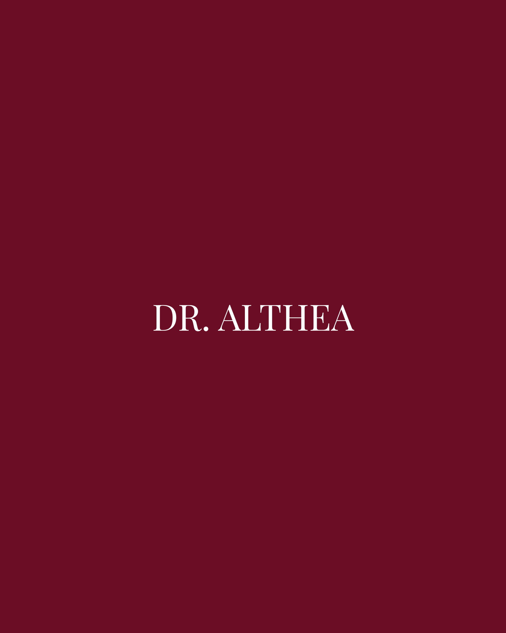 DR. ALTHEA