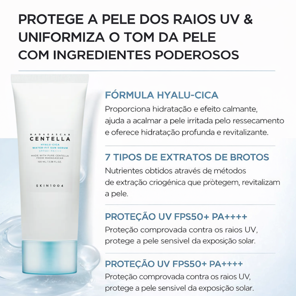 SKIN1004 - Madagascar Centella Hyalu-Cica Water-Fit Sun Serum Jumbo 100ml