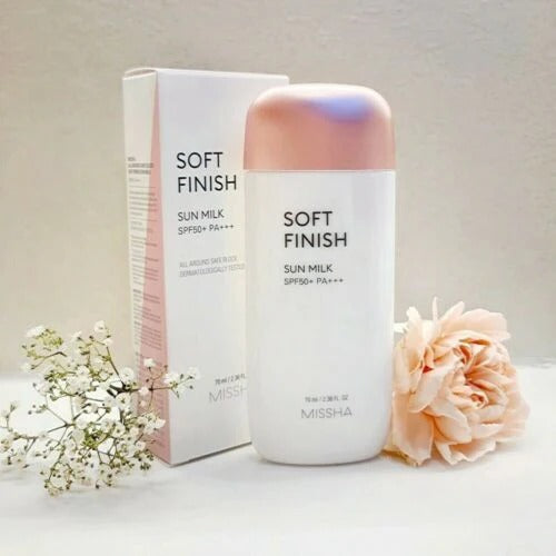 MISSHA All-around Safe Block Soft Finish Sun Milk SPF50+ PA+++ 70ml