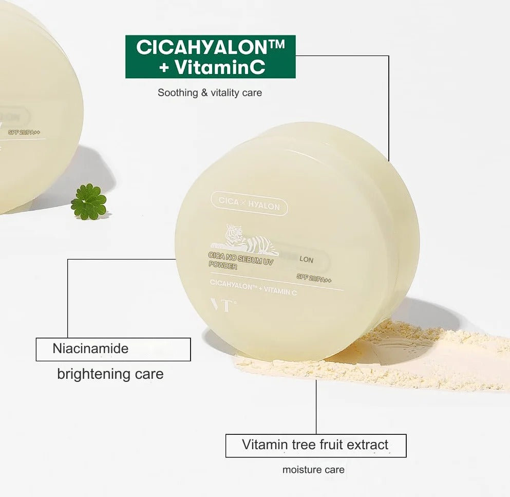 VT Cica No-Sebum UV Powder 5g