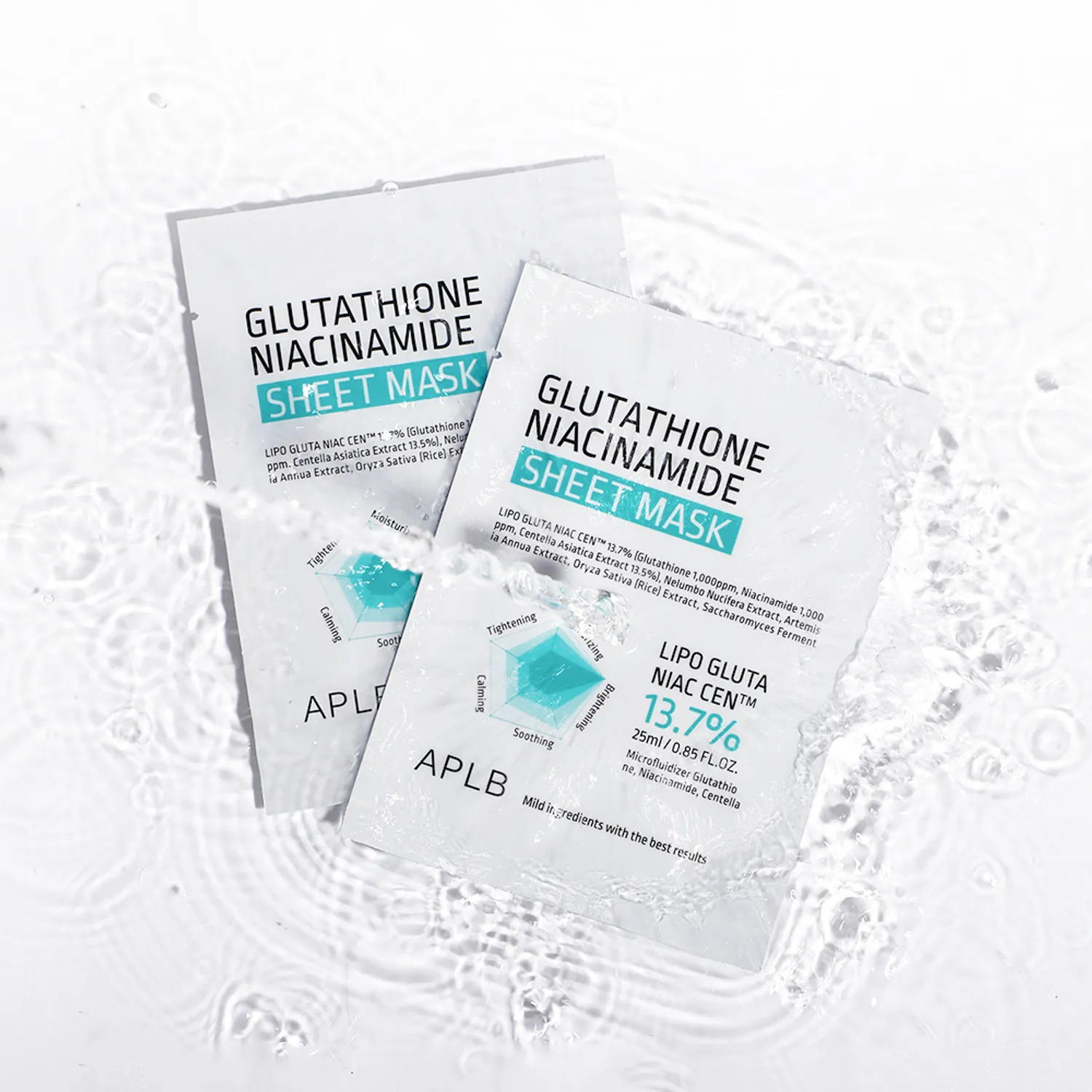 APLB Glutathione Niacinamide Sheet Mask 25ml * 3ea