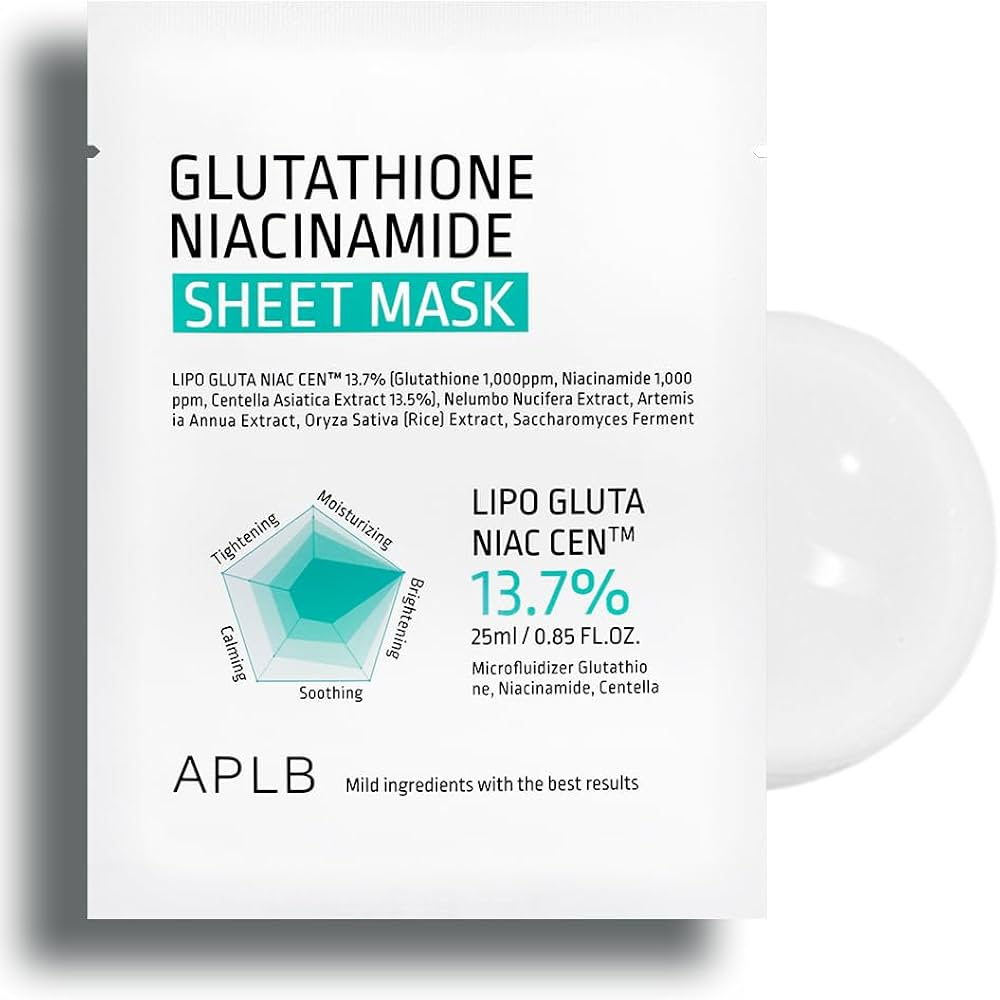 APLB Glutathione Niacinamide Sheet Mask 25ml * 3ea