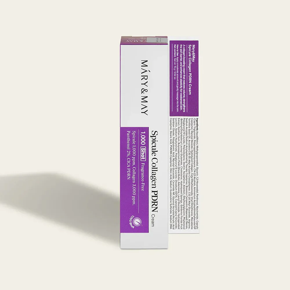 Mary&May - Spicule Collagen PDRN Cream, morado 15g