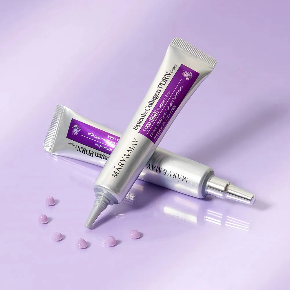 Mary&May - Spicule Collagen PDRN Cream, morado 15g