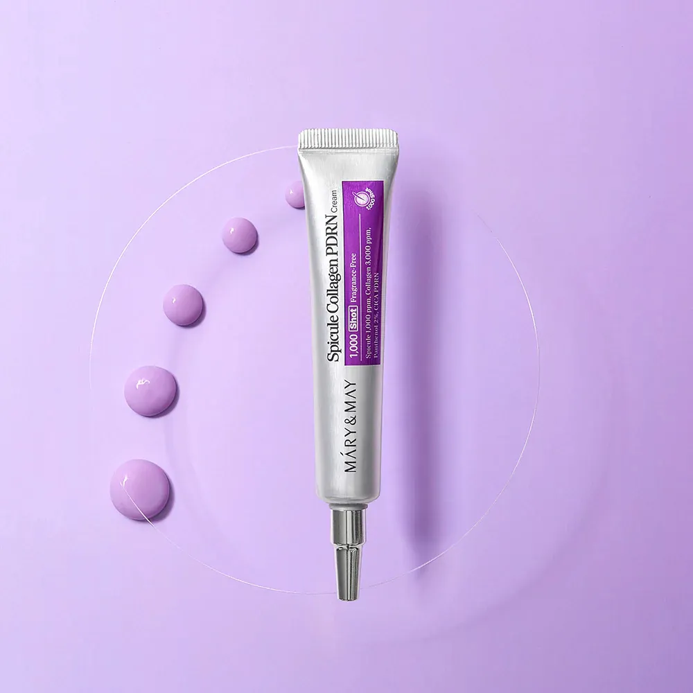 Mary&May - Spicule Collagen PDRN Cream, morado 15g